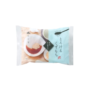 とろけるくずもち黒みつきな粉かけ